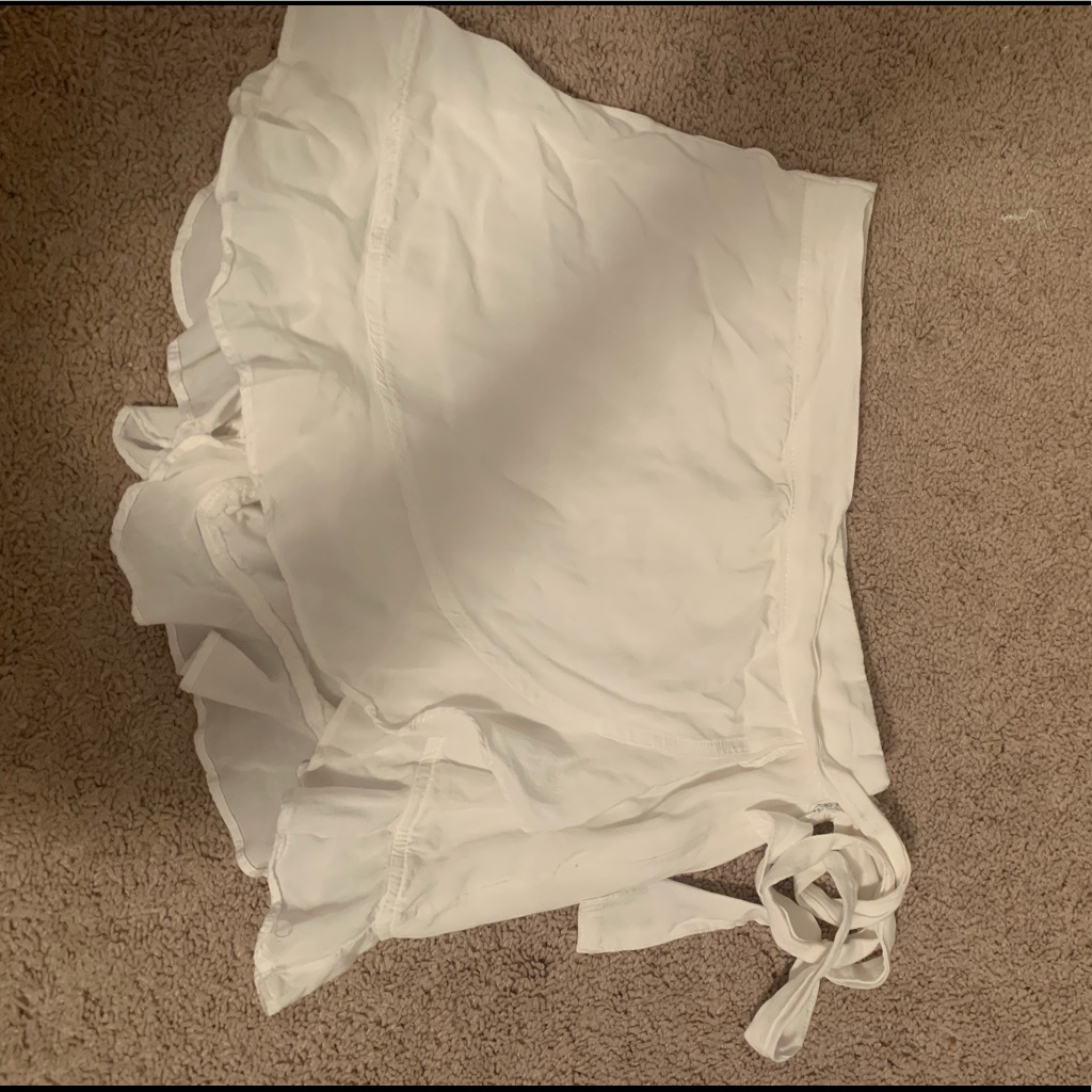White Wrap Skort